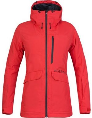Hannah MERILA Dámska lyžiarska bunda, červená, veľkosť