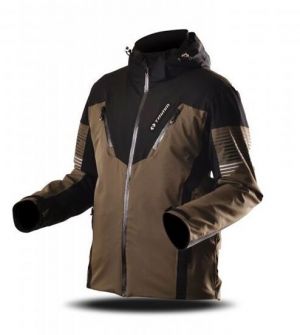 TRIMM AVALON Pánska lyžiarska bunda, khaki, veľkosť XXXL