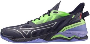 Mizuno WAVE MIRAGE 5 Pánska halová obuv, tmavo modrá, veľkosť 42.5