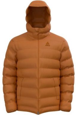 Odlo ASCENT N-THERMIC HOODED INSULATED JACKET Pánska bunda, hnedá, veľkosť