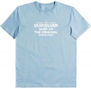 Quiksilver FEEDINGLINE M TEES Pánske tričko, svetlomodrá, veľkosť