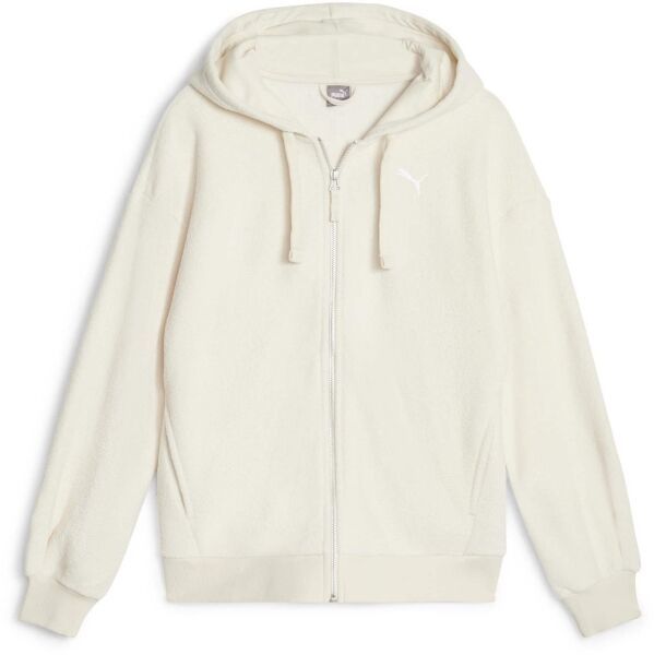 Puma HER WINTERIZET HOODIE Dámska mikina, béžová, veľkosť