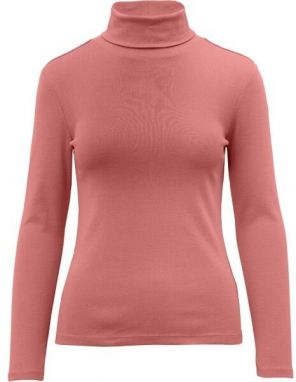s.Oliver RL T-SHIRT LONG SLEEVE POLO NECK NOOS Tričko s dlhým rukávom, ružová, veľkosť