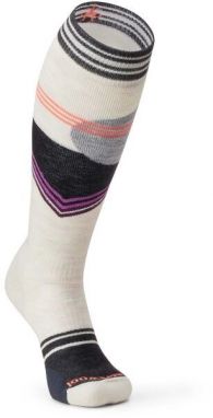Smartwool SNOWBOARD FULL CUSHION MOON ENERGY OTC Dámske lyžiarske podkolienky, béžová, veľkosť