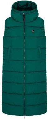 LOAP TALA Dámska vesta, tmavo zelená, veľkosť