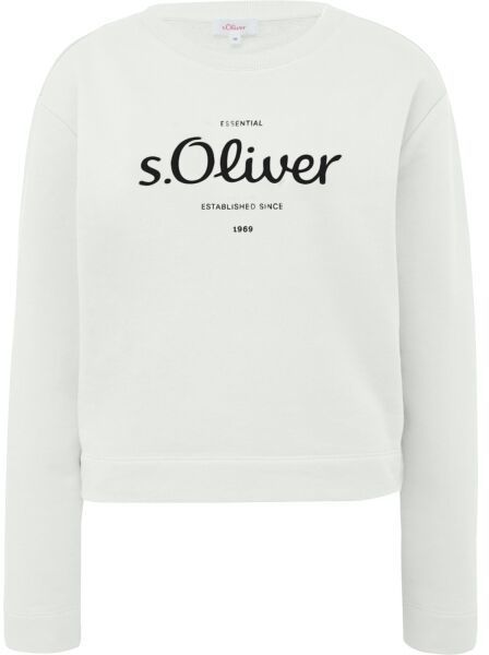 s.Oliver RL SWEATSHIRT Mikina, biela, veľkosť