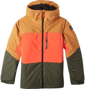 O'Neill CARBONITE Chlapčenská lyžiarska/snowboardová bunda, oranžová, veľkosť