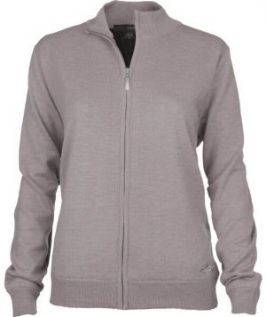 GREGNORMAN MERINO (50:50) LINED FULL-ZIP Dámsky sveter, béžová, veľkosť