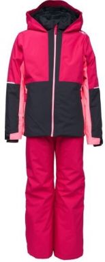 CMP KID G SET JACKET AND PANT Dievčenský lyžiarsky komplet, ružová, veľkosť