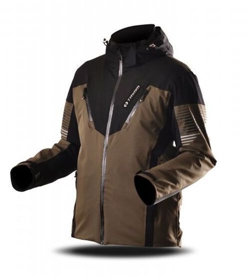 TRIMM AVALON Pánska lyžiarska bunda, khaki, veľkosť XXXL