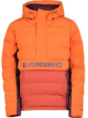 FUNDANGO EVERETT PADDED ANORAK Dámska lyžiarska/snowboardová bunda, oranžová, veľkosť