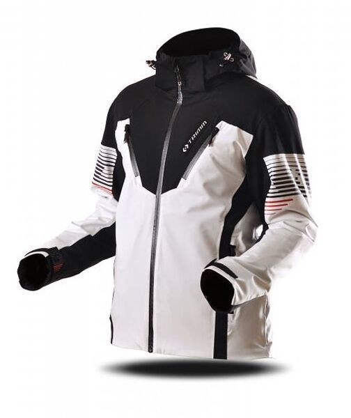 TRIMM AVALON Pánska lyžiarska bunda, biela, veľkosť