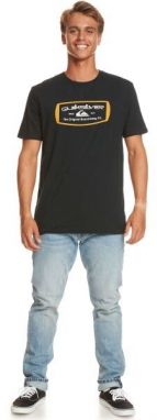 Quiksilver QS MIND BARREL SS Pánske tričko, čierna, veľkosť