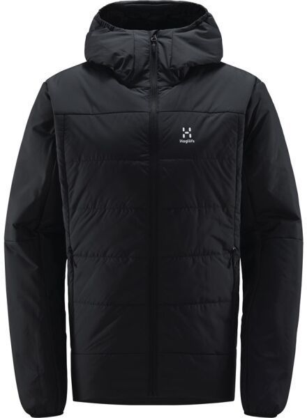 HAGLÖFS MIMIC SILVER HOOD M Pánska bunda, čierna, veľkosť