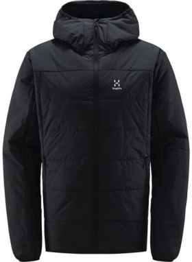 HAGLÖFS MIMIC SILVER HOOD M Pánska bunda, čierna, veľkosť