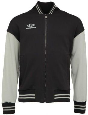 Umbro VARSITY BOMBER Pánska mikina, čierna, veľkosť