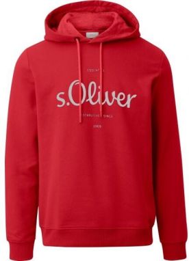 s.Oliver RL SWEATSHIRT NOOS Mikina s kapucňou, červená, veľkosť