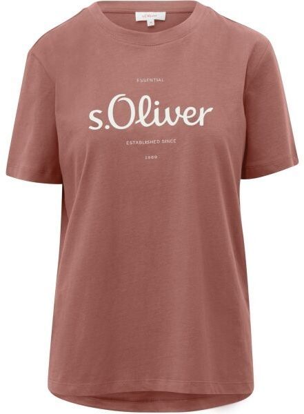 s.Oliver RL T-SHIRT Tričko, hnedá, veľkosť