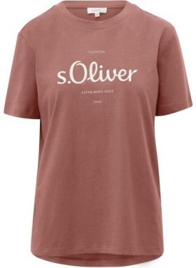 s.Oliver RL T-SHIRT Tričko, hnedá, veľkosť