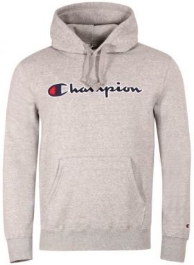 Champion HOODED SWEATSHIRT Pánska mikina, sivá, veľkosť