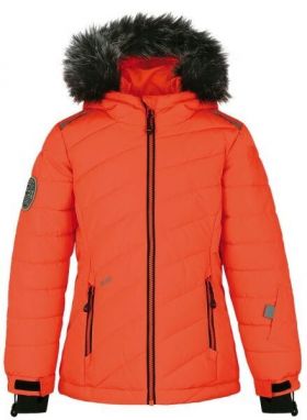 LOAP FULSACA Detská lyžiarska bunda, oranžová, veľkosť 158-164