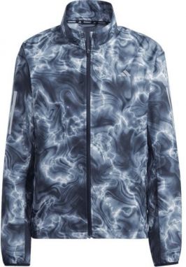 adidas OTR JKT AOP Dámska bežecká bunda, čierna, veľkosť