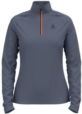 Odlo W MIDLAYER 1/2 ZIP BESSO Dámska mikina, sivá, veľkosť