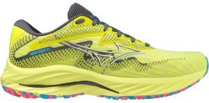 Mizuno WAVE RIDER 27 Pánska bežecká obuv, reflexný neón, veľkosť 42