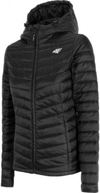 4F WOMEN´S JACKET Dámska prešívaná bunda, čierna, veľkosť