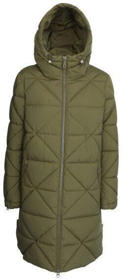 Geox W ALLENIE PARKA - SOFT POLY SH Dámska parka, khaki, veľkosť