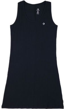 Converse SCOOP KNIT DRESS Dámske šaty, čierna, veľkosť