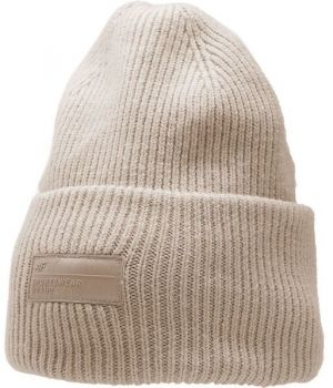 4F WINTER CAP Dámska čiapka, béžová, veľkosť