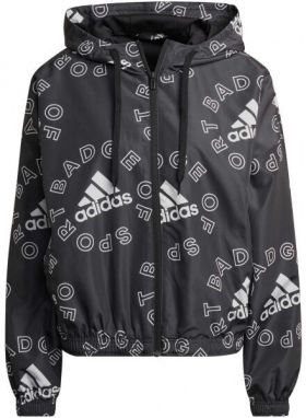 adidas BLUV Q1 WB Dámska vetrovka, čierna, veľkosť