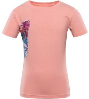 NAX ZALDO Detské tričko, ružová, veľkosť