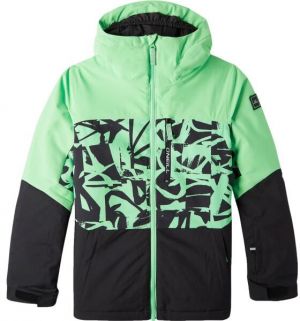 O'Neill CARBONITE Chlapčenská lyžiarska/snowboardová bunda, svetlo zelená, veľkosť