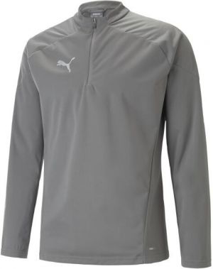 Puma TEAMCUP TRAINING JACKET Pánska futbalová bunda, sivá, veľkosť