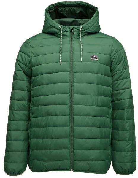 Quiksilver SCALY HOOD Pánska bunda, tmavo zelená, veľkosť
