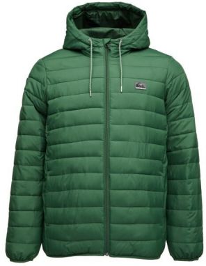 Quiksilver SCALY HOOD Pánska bunda, tmavo zelená, veľkosť