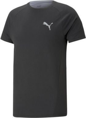 Puma EVOSTRIPE TEE Pánske športové tričko, čierna, veľkosť