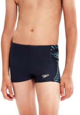 Speedo PLASTISOL PLACEMENT Chlapčenské športové plavky, tmavo modrá, veľkosť