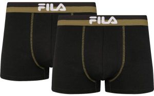 Fila MAN BOXERS 2 PACK Pánske boxerky, čierna, veľkosť