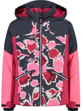 CMP KID G JACKET FIX HOOD Dievčenská lyžiarska bunda, ružová, veľkosť