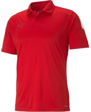 Puma TEAM LIGA SIDELINE POLO Pánske tričko polo, červená, veľkosť