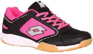 Lotto JUMPER 400 II JR L Juniorská halová obuv, čierna, veľkosť 41