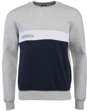 Umbro FW SPORTSWEAR SWEAT Pánska mikina, sivá, veľkosť