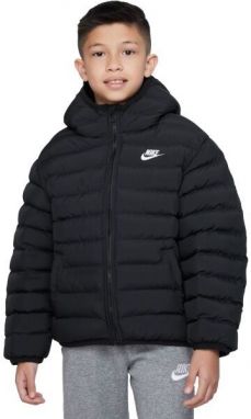 Nike SPORTSWEAR LIGHTWEIGHT SYNTETIC FILL Chlapčenská zimná bunda, čierna, veľkosť