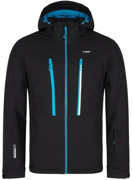 LOAP FEDLIX Pánska lyžiarska bunda, čierna, veľkosť