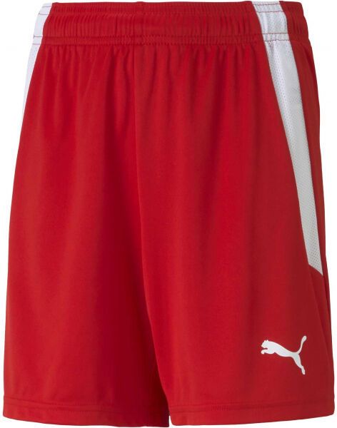 Puma TEAMLIGA SHORTS JR Juniorské šortky, červená, veľkosť