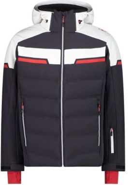 CMP MAN JACKET ZIP HOOD Pánska lyžiarska bunda, čierna, veľkosť