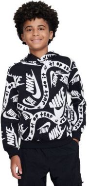 Nike CLUB FLEECE Chlapčenská mikina, čierna, veľkosť